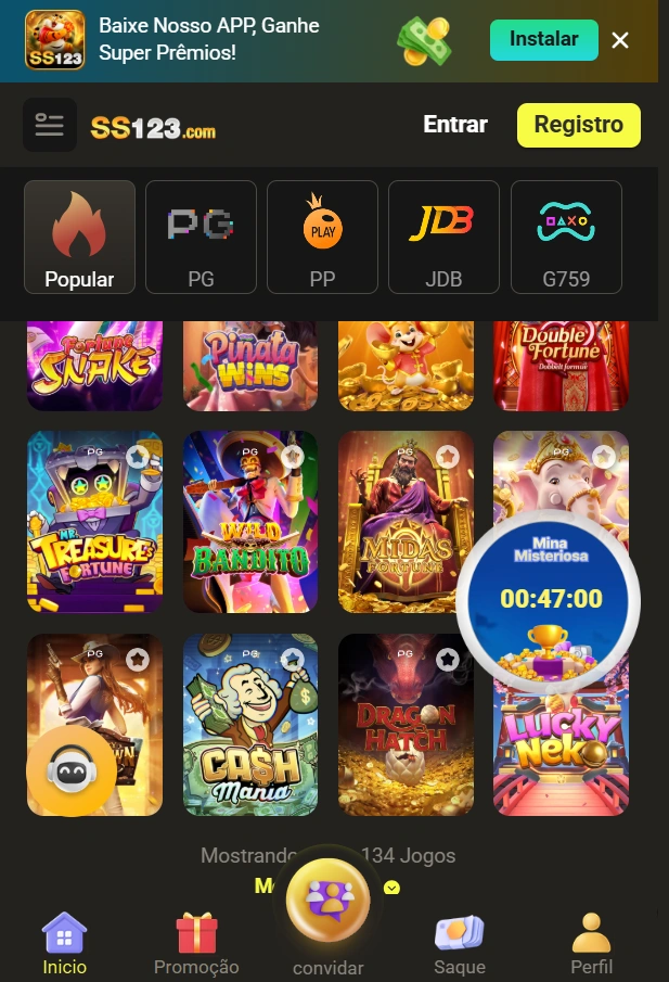 ss123 cassino online seguro e confiável no Brasil